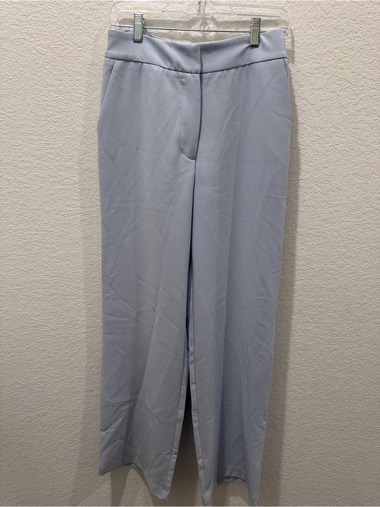 Francesca's Pants - Francescas Alya Light Blue High Waisted Wide Leg Trousers Dress Pants M NWT